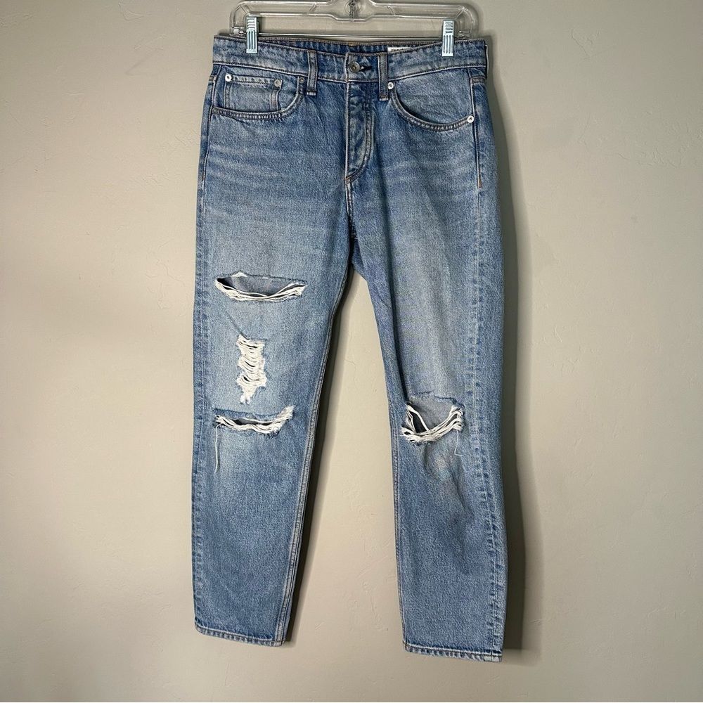 Rag & Bone | 25 Rosa Mid-Rise Boyfriend Denim Jean - Bristol - Picture 2 of 9